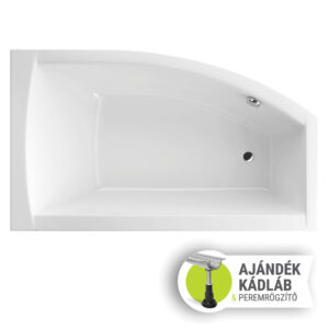 M-Acryl Minima 160x95 jobbos aszimmetrikus fürdőkád