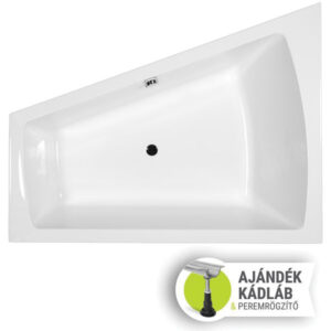 M-Acryl Trinity 160x120 balos aszimmetrikus fürdőkád +10 fúvókás levegőrendszer + színterápia