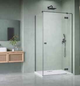 Radaway Essenza Brushed GunMetal KDJ szálcsiszolt fegyvermetál zuhanykabin